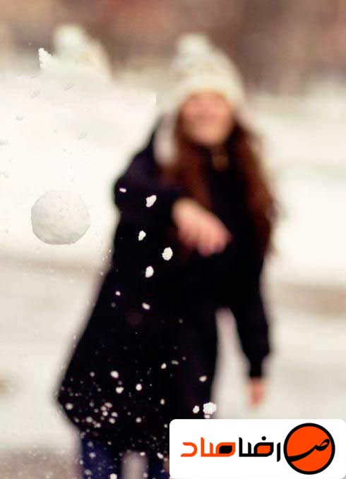 عکاسی در برف محیط