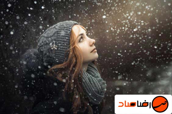 عکاسی در برف محیط