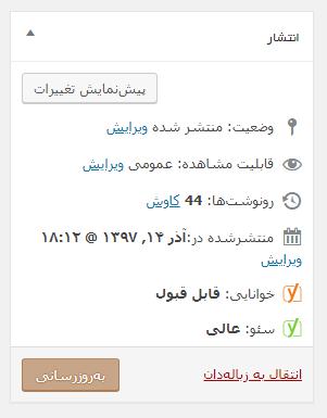 رونوشت در وردپرس چیست