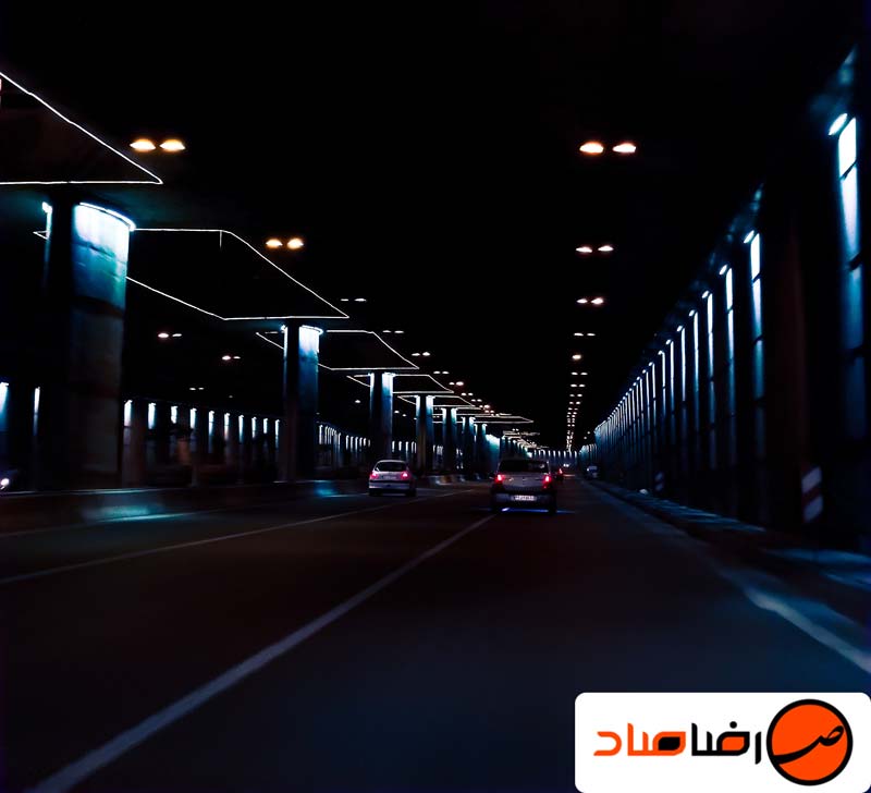 تنظیمات دوربین برای عکاسی در نور کم اتوبان امام علی در شب